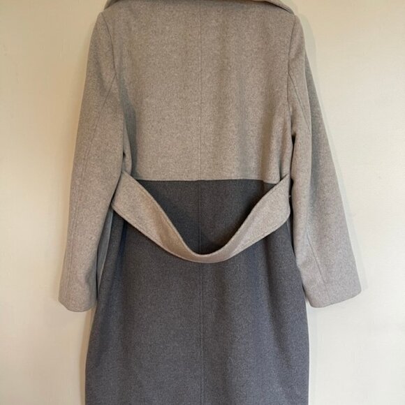Sam Edelman Wool Coat Flint Grey Size Large Style#84888X - Picture 3 of 5